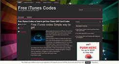 Desktop Screenshot of free-itunes-codes.org